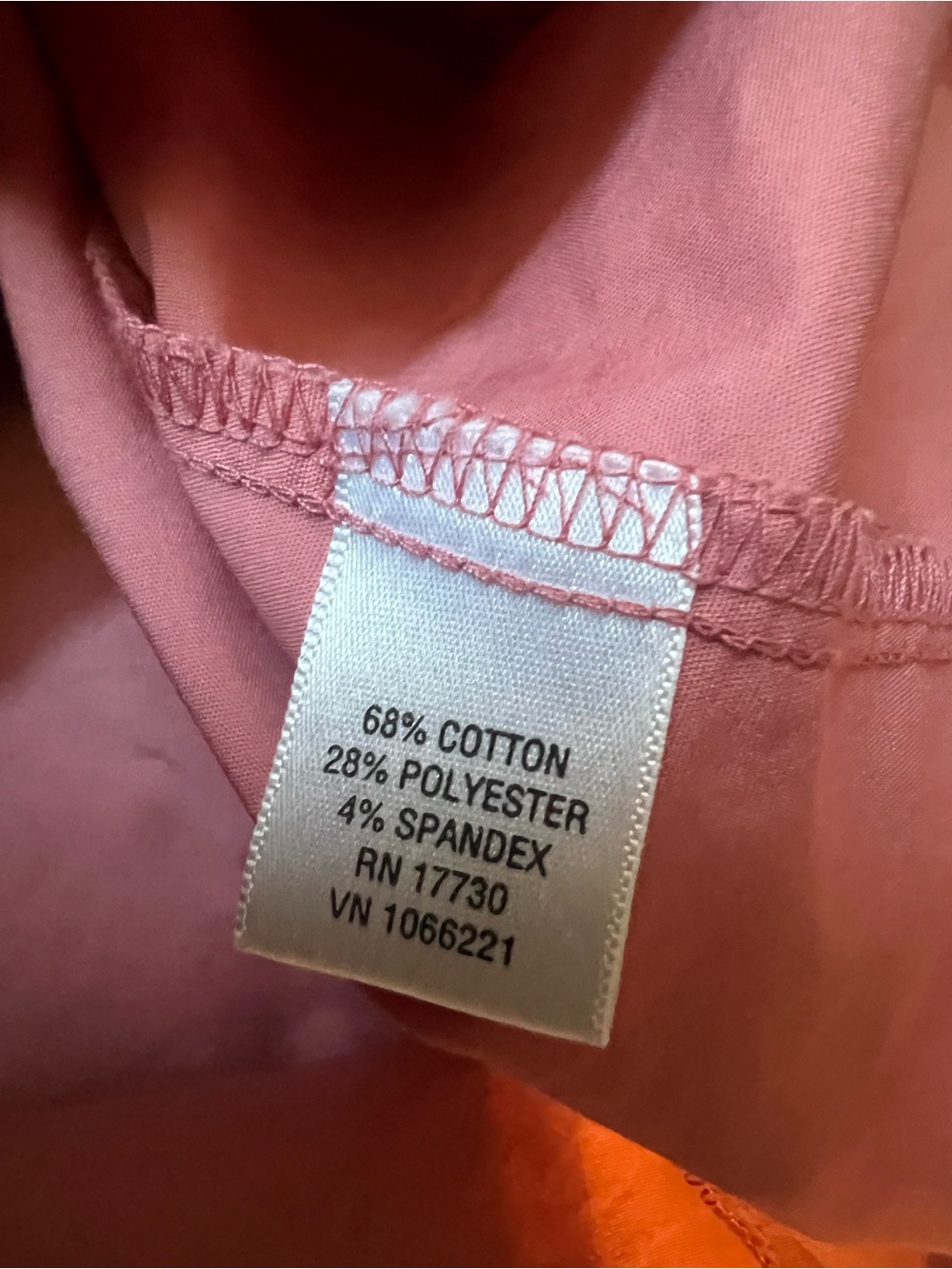 Merona Pink Button-Up Shirt 3/4 sleeve - Picture 4 of 9